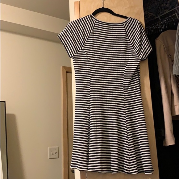 Black and White Striped Dress - Picture 2 of 2